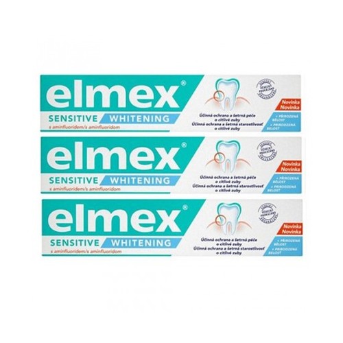 Elmex Sensitive Whitening (3 x 75 ml) – valgendav hambapasta tundlikele hammastele Naistele