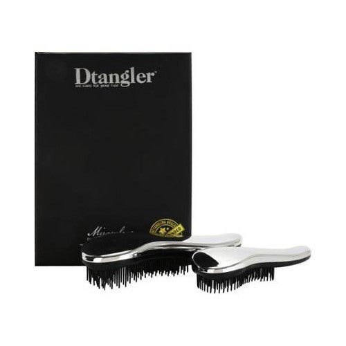 Dtangler Miraculous Silver - Dovanų rinkinys plaukų šepečiams