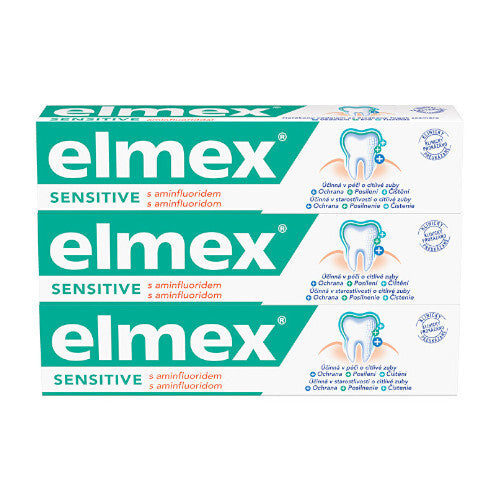 Elmex Sensitive Professional Toothpasta (3 vnt.) – Dantų pasta (75ml) Moterims