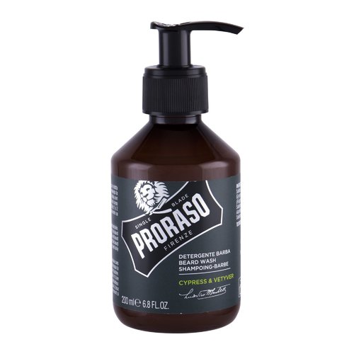 Proraso Cypress and Vetyver Beard Wash – küpressi ja vetiveri lõhnaga habemešampoon (200ml) meestele