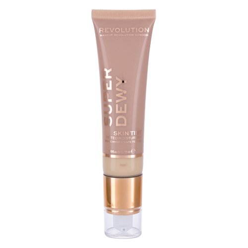 Makeup Revolution Superdewy Skin Tint - Tonizuojantis drėkinamasis kremas 55 ml (Medium Light) Moterims
