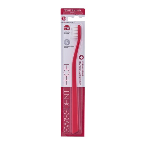 Swissdent Profi Whitening Soft hambahari - Pehme hambahari 1 tk (punane) Naistele