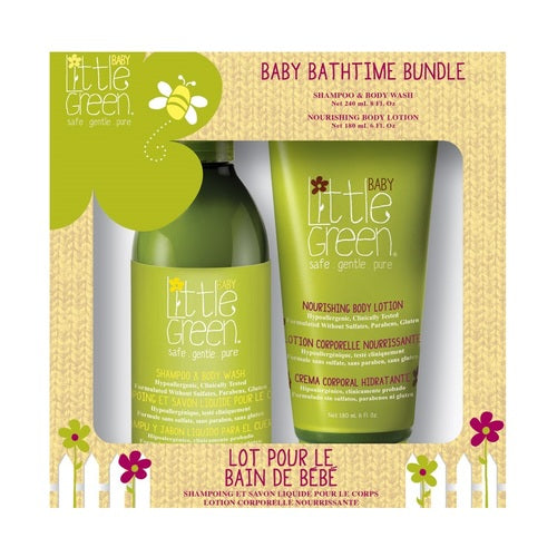 Little Green Baby Bathtime Bundle - dovanų rinkinys kūdikiams