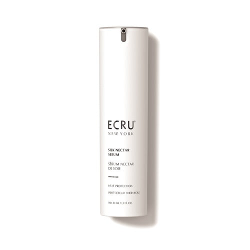 „Ecru New York Silk Nectar Serum“ plaukų serumas – lyginamasis serumas idealiai glotniems plaukams.