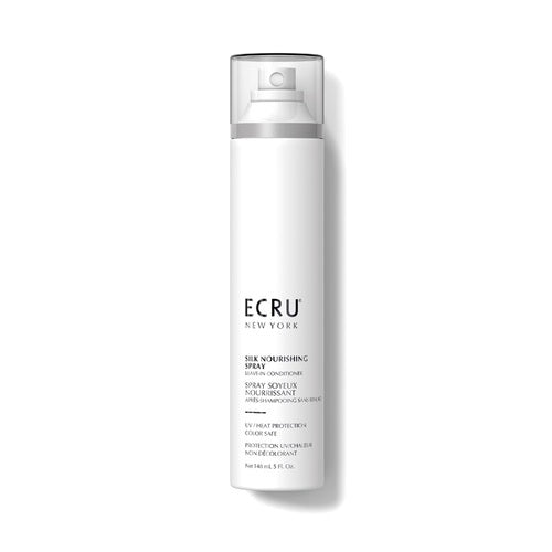 „Ecru New York Silk Nourishing Spray“ – maitinamasis purškiklis be nuplovimo, skirtas lengvam iššukavimui.