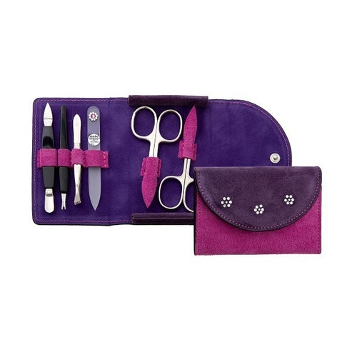 DuKaS Premium Line PL 216FR - Manikiūro rinkinys su apvaliu atvartu 6 vnt