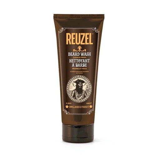 Reuzel Clean and Fresh Beard Wash – pehmendav habeme- ja näopuhastusgeel (200 ml) meestele