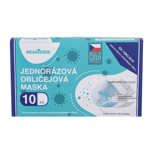 Mesaverde Ühekordne näomask (10 tk.) Naistele