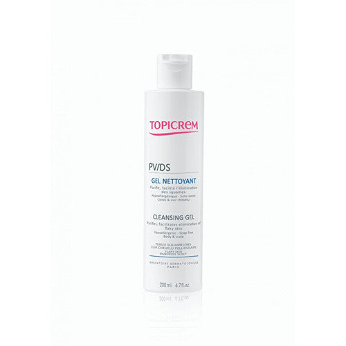 Topicrem PV / DS Cleansing Gel – puhastusgeel kehale ja peanahale (200ml) Naistele