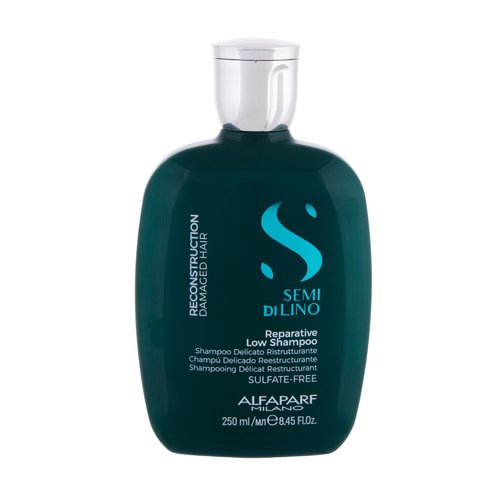 Alfaparf Milano Semi Di Lino Reparative Low Shampoo - Regeneruojantis šampūnas pažeistiems plaukams 250ml Moterims