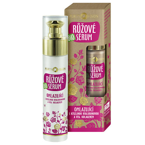 „Purity Vision“ ekologiškas rožinis atjauninantis serumas