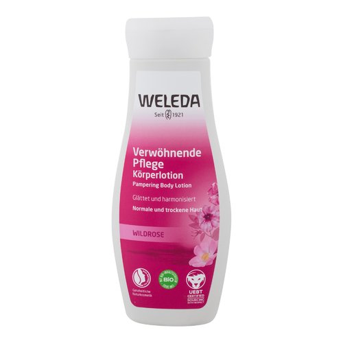 Weleda Wild Rose hellitav kehakreem (200 ml) naistele