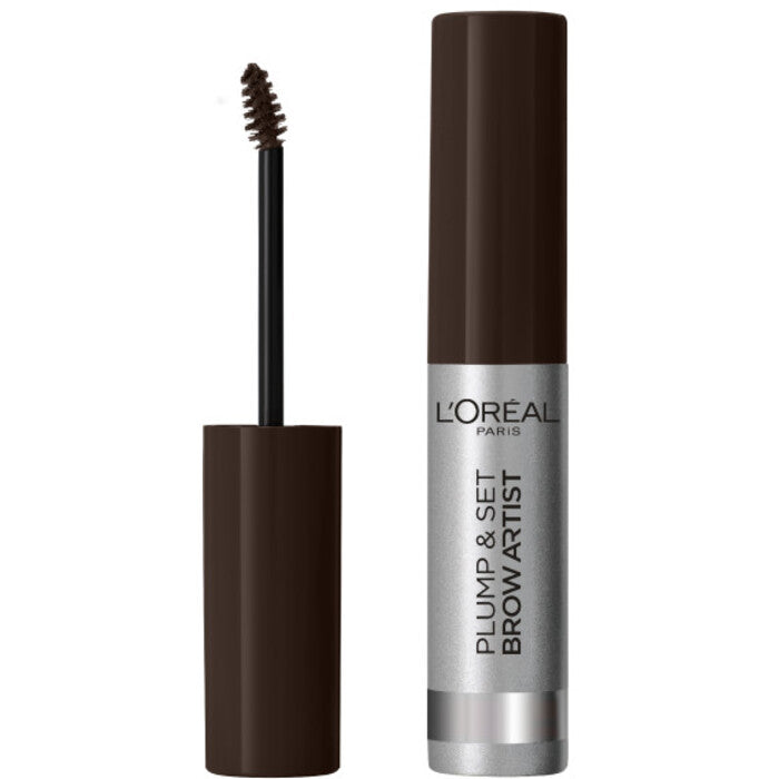 L´Oréal Brow Artist Plump ir Rinkinys blakstienų tušas 4,9 ml (108 Dark Brunette) Moterims