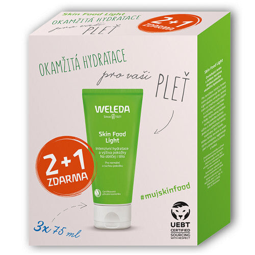 Weleda Skin Food Light komplekt (75ml) naistele