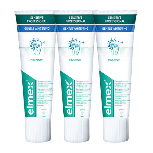 Elmex Sensitive Whitening Trio dantų pasta (jautriems dantims)