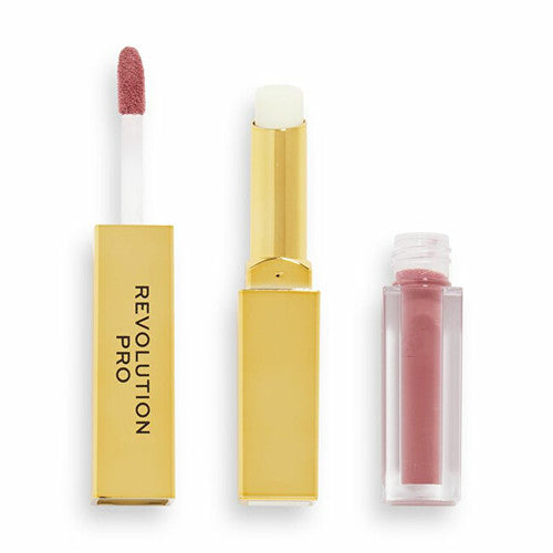 „Makeup Revolution“ „Revolution PRO Supreme Stay 24h“ lūpų dažų duetas 2,5 ml