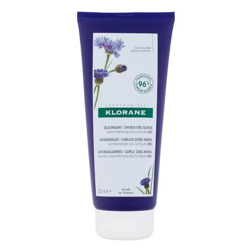 Klorane Organic Centaury Anti-Yellow Conditioner - Kondicionierius geltonus atspalvius mažinantis