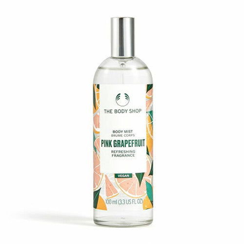 „The Body Shop“ rožinių greipfrutų kūno dulksna – kūno dulksna