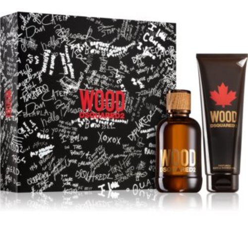 Dsquared2 Green Wood kinkekomplekt EDT 100 ml ja dušigeel 150 ml meestele