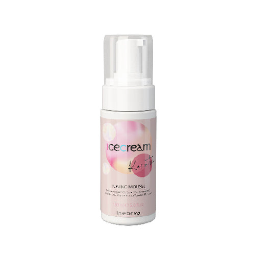 Inebrya Ice Cream Keratin Toning Mousse – remineraliseeriva toimega toniseeriv vaht 175ml naistele