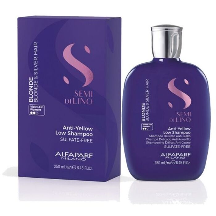 Alfaparf Milano Semi Di Lino Anti-Yellow Low Shampoo (250ml) Moterims