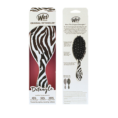 Šlapias šepetys originaliam iššukavimo šepečiui „Safari Zebra“ Moterims