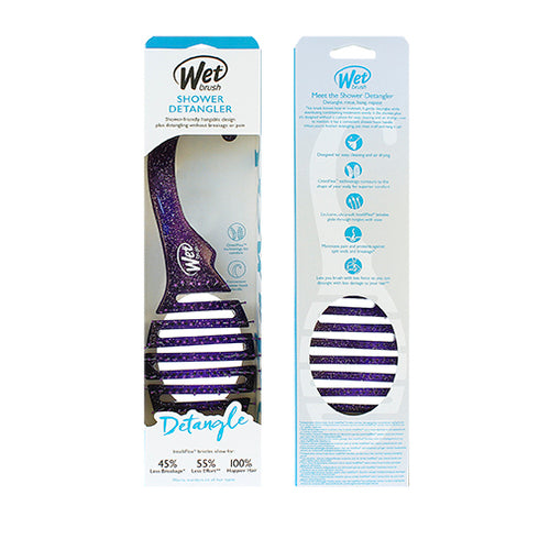 Wet Brush Purple Glitter dušo valymo priemonė Moterims