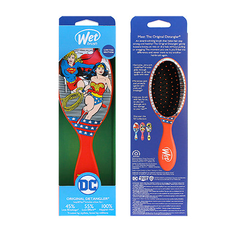 Wet Brush Originali Detangler Justice League Wonder Woman ir Supergirl Moterims