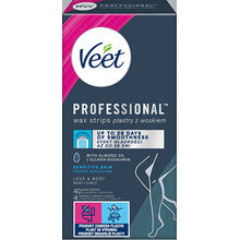 Veet Profesionalios šalto vaško juostelės jautriai odai 40 vnt