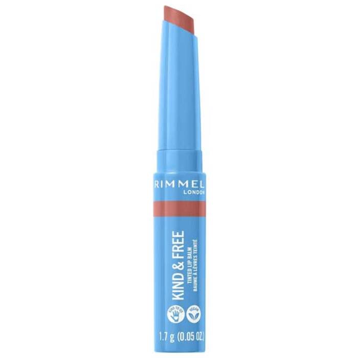 Rimmel Malonus ir Nemokamas tonuotas lūpų balzamas 4 g (002 Natural Apricot) Moterims
