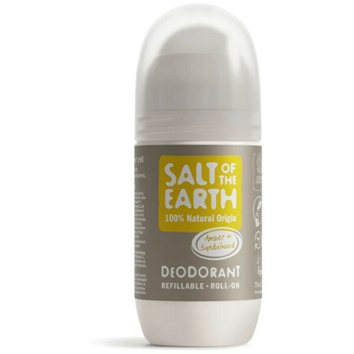 Salt-Of-The-Earth Amber & Santalwood Deo Roll-on (pakartotinai užpildomas)