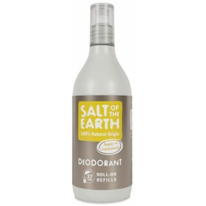 „Salt-Of-The-Earth“ gintaro ir santalmedžio dezodoranto rutulinių dezodorantų papildymai – natūralaus rutulinio dezodoranto papildymas