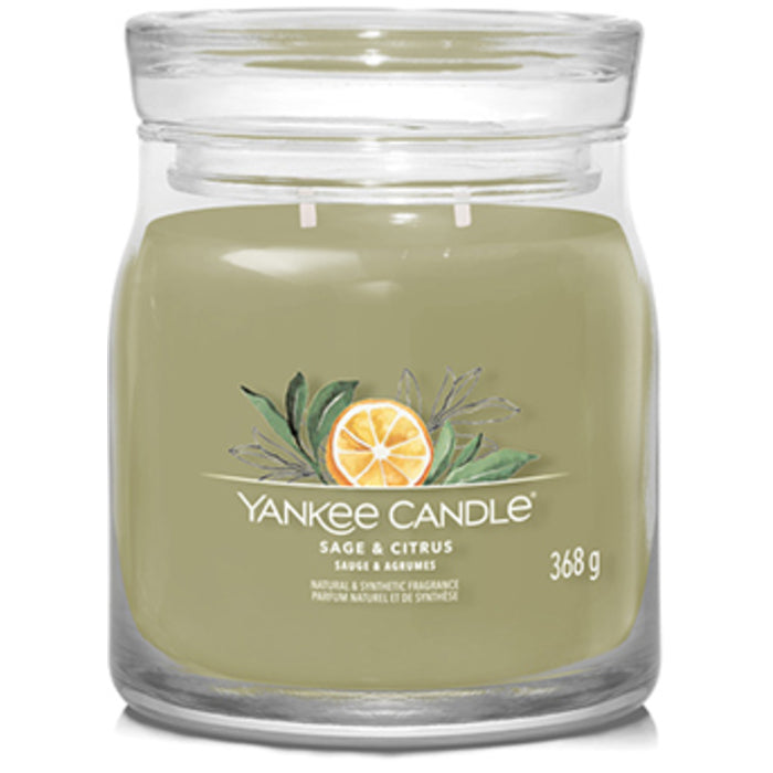 Yankee Cirle salvei ja tsitruse küünal (salvei ja tsitruselised) (368,0 g) Unisex