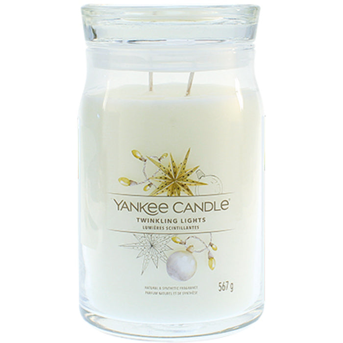 Yankee Circle Sparkling Lights kaubamärgiga küünal (368,0g) Unisex