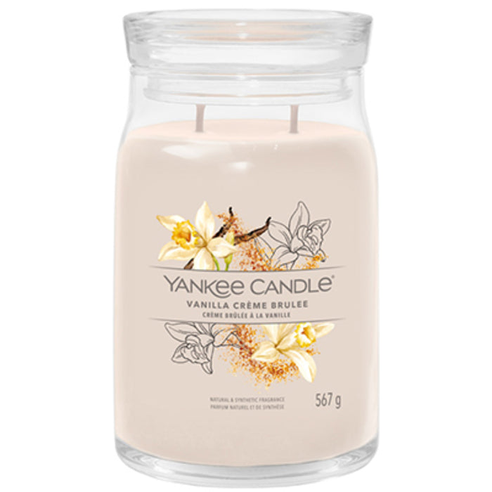 „Yankee Cirle Vanilla Creme Brulee“ firminė žvakė (vanilinio kremo brulee)