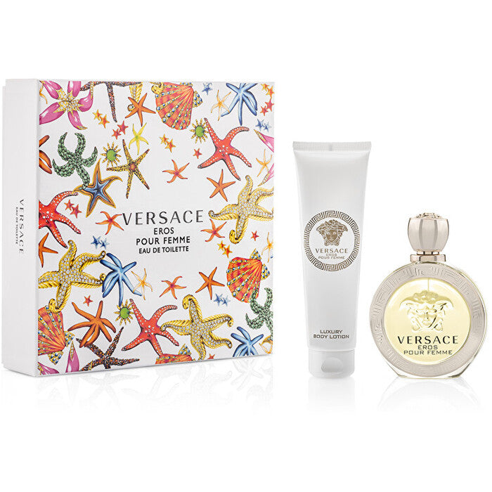 Versace Eros Pour Femme dovanų rinkinys EDT 100 ml ir kūno losjonas 150 ml