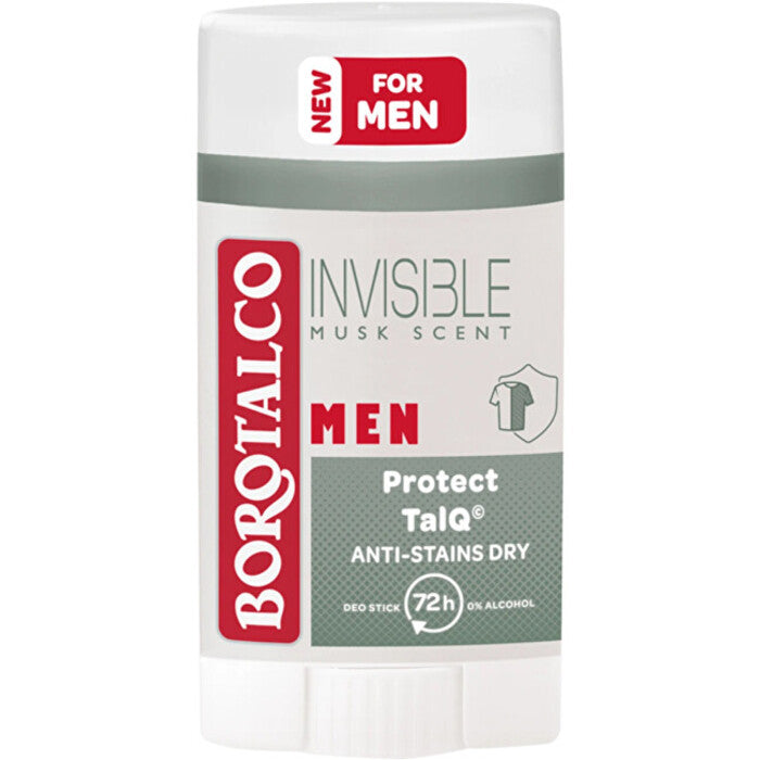 Borotalco Men Invisible Dry Deo Stick (40ml) meestele