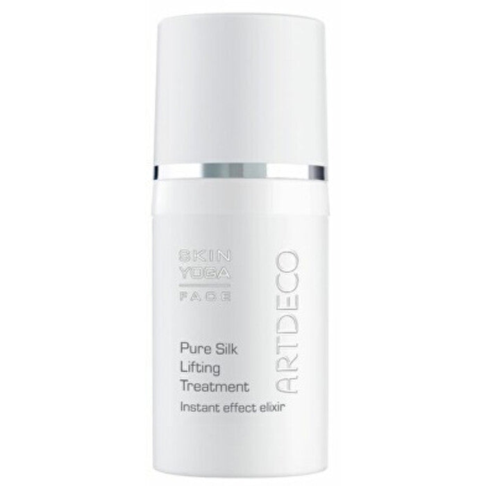 „Artdeco Skin Yoga Face Pure Silk“ liftingo procedūra – šilkinis, švelnus, lyginantis koncentratas su šilko ir perlų ekstraktu.