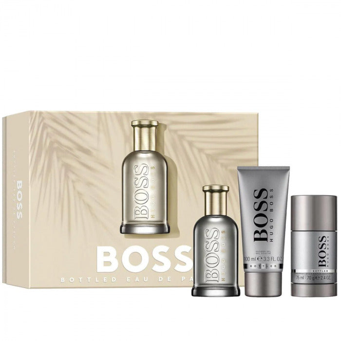 Hugo Boss Boss Bottled Eau de Parfum dovanų rinkinys EDP Kvepalai 100ml, dušo gelis 100ml ir dezodorantas 75g 100ml Vyrams