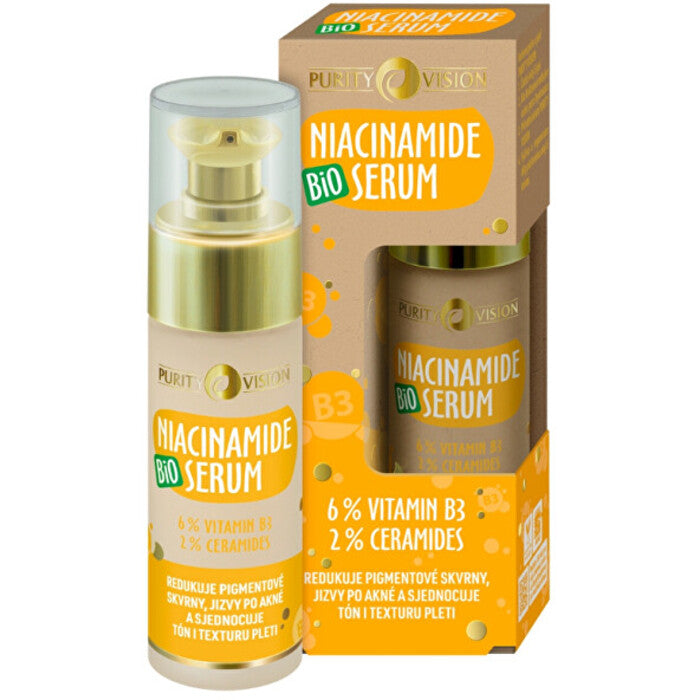 Purity Vision Organinis niacinamido serumas (30ml) Moterims