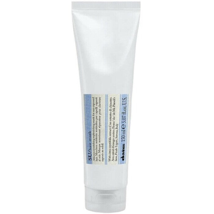Davines Essential Haircare SU plaukų kaukė – stiprinamoji kaukė saulės pažeistiems plaukams.