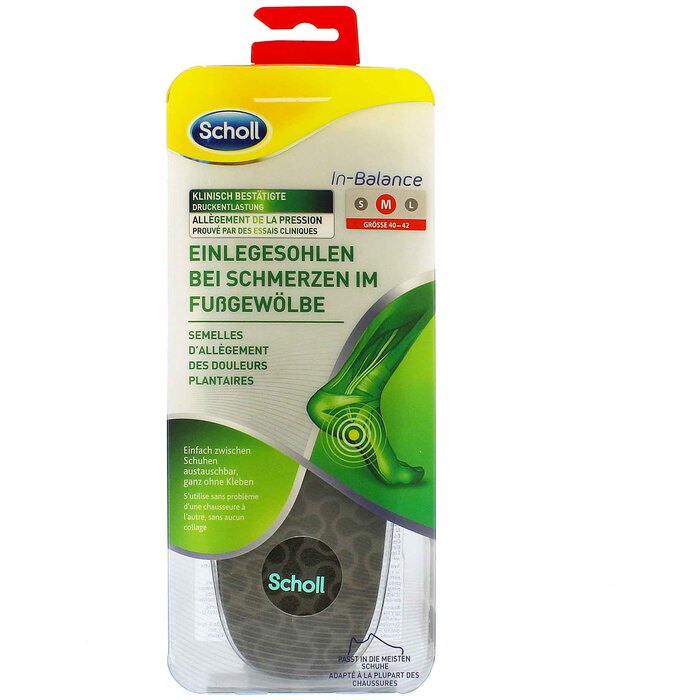 Scholl Scholl In-Balance Arch skausmą malšinantis vidpadis (Medium) Unisex
