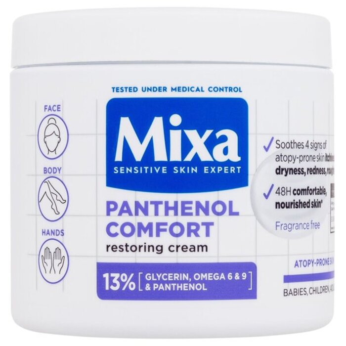 Mixa Panthenol Comfort atkuriamasis kremas (150ml) Moterims