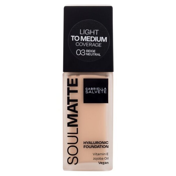 Gabriella Salvete Soulmatte hüaluroonne jumestuskreem 30 ml (04N Sir Neutral) naistele