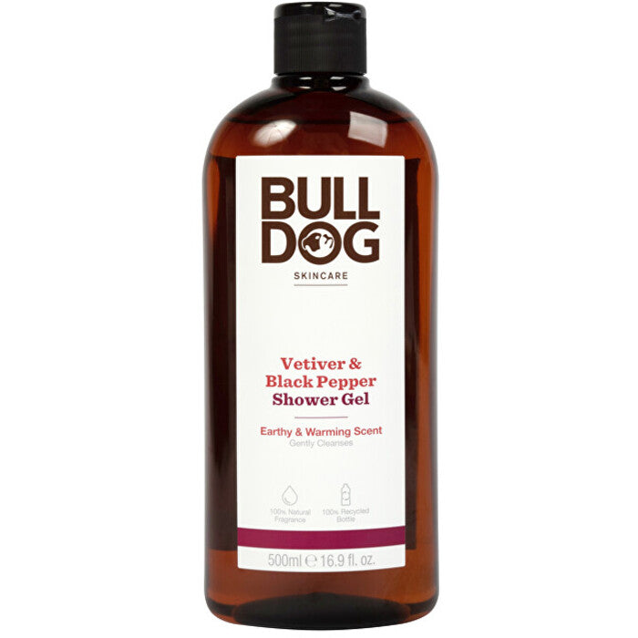 Bulldog vetiveri ja musta pipra dušigeel (500 ml) meestele