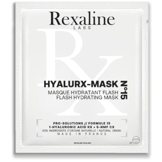 Rexaline Hyalurx Flash Hydrating Mask - Lakštinė kaukė akimirksniam drėkinimui
