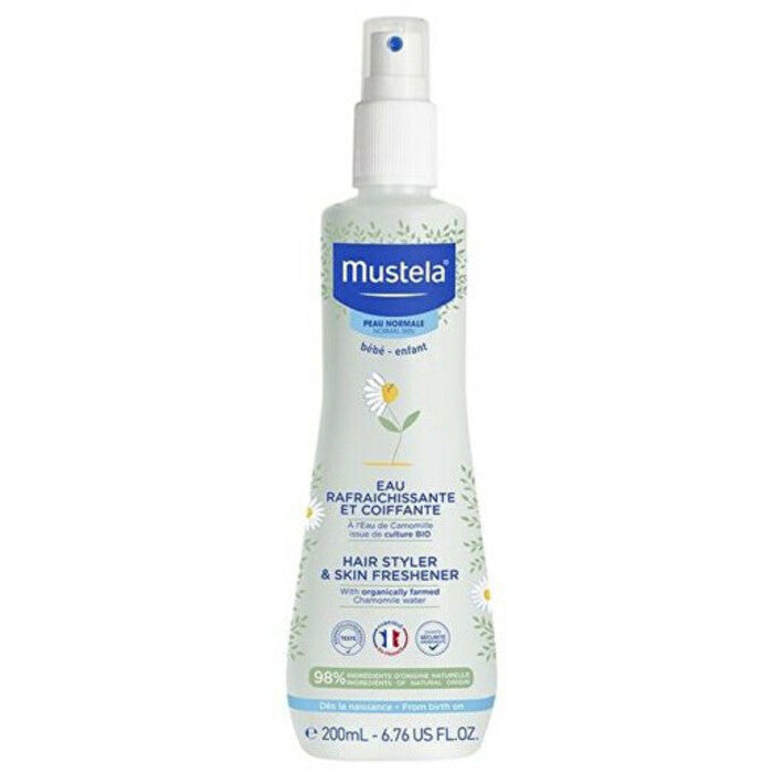 „Mustela“ plaukų formavimo priemonė ir odos gaiviklis
