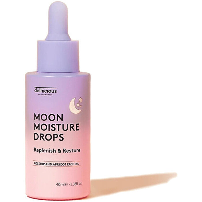 „Delhicious Moon“ drėkinamieji lašai veido aliejui