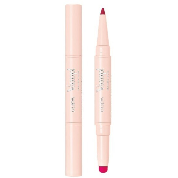 Pupa Vamp! Cream Duo – huulepliiats 0,2 g ja huulepulk 0,8 g (011 Orange Red) naistele