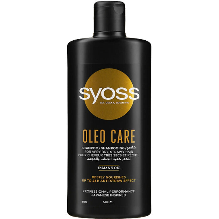 Syoss Oleo Care šampūnas (500ml) Moterims